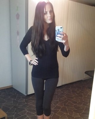 Sexy Nylon Leggings Mädchen #30214006