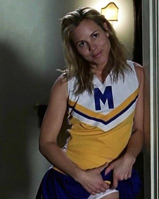 Maria Bello Cheerleader