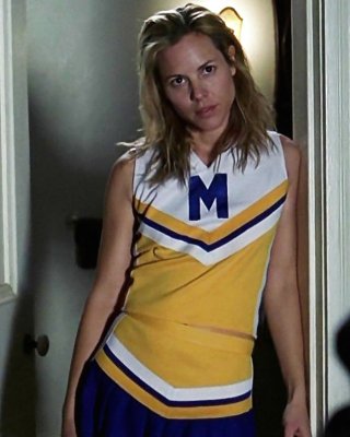 Maria Bello Cheerleader