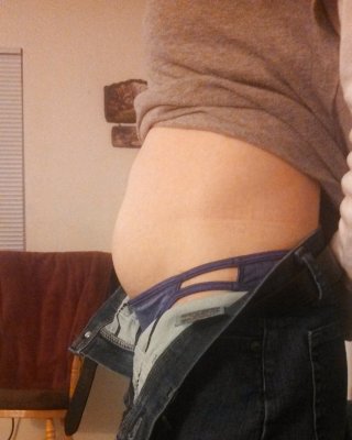 My Hot Wife's Pregnant Belly.