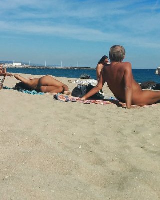 Barcelona nude beach bitches #39576133