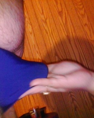 Blue panty play with wife #25150859