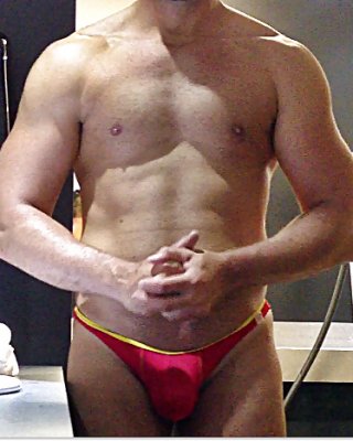 Gym Locker Room (Thonging, Semi Hard, Cockring)