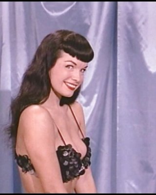 Betty Page Color Screen Captures