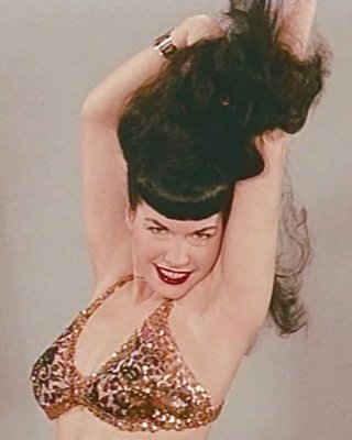 Betty Page Color Screen Captures