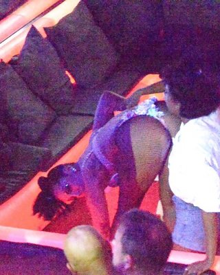 Lady Gaga Dancing At A Club In A Thong