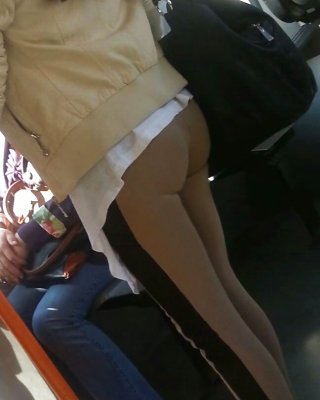 Spy Sexy Teens In Bus Romanian