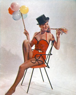 Julie London - Pin Up Shots For 1956 Calendar Girl Album 