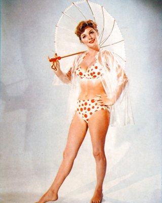 Julie London - Pin Up Shots For 1956 Calendar Girl Album 