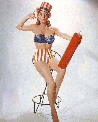 Julie London - Pin Up Shots For 1956 Calendar Girl Album 