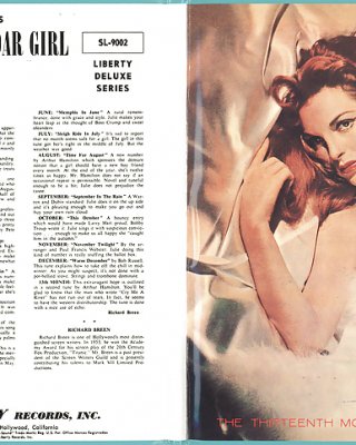 Julie London - Pin Up Shots For 1956 Calendar Girl Album 