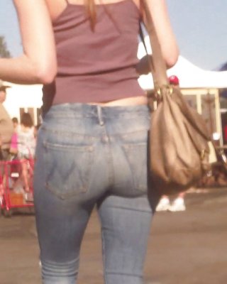 Popular Teen Girls Ass & Butt In Jeans Part 6