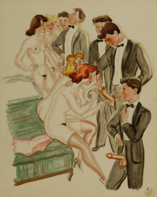 Vintage Erotic Drawings 2