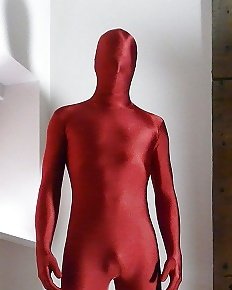 Red Lycra Zentai Catsuit 