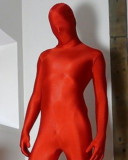 Red Lycra Zentai Catsuit 