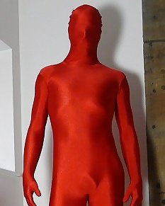 Red Lycra Zentai Catsuit 