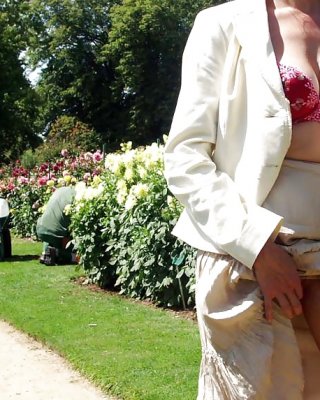 Französisch Nadine In Einem öffentlichen Park Zu Blinken 2005 #24666812