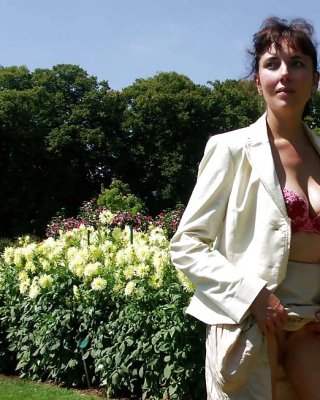 Französisch Nadine In Einem öffentlichen Park Zu Blinken 2005 #24666828