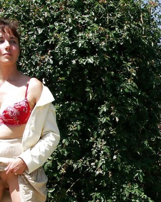 Französisch Nadine In Einem öffentlichen Park Zu Blinken 2005 #24666842