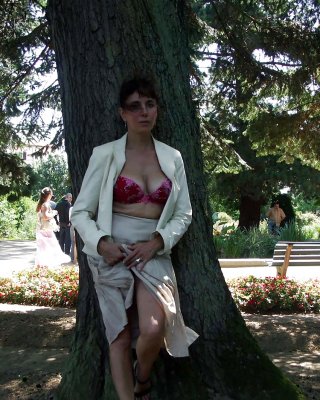 Französisch Nadine In Einem öffentlichen Park Zu Blinken 2005 #24666898