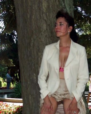 Französisch Nadine In Einem öffentlichen Park Zu Blinken 2005 #24666931
