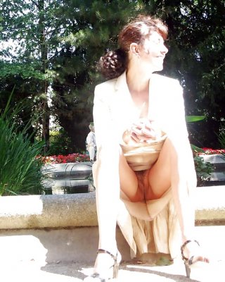 Französisch Nadine In Einem öffentlichen Park Zu Blinken 2005 #24666971