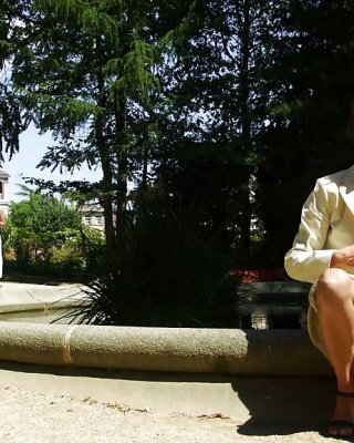 Französisch Nadine In Einem öffentlichen Park Zu Blinken 2005 #24667055