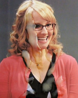 Melissa Rauch Cummed!!!