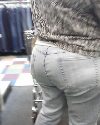 Candid shopping big ass large booty white mature bbw  #38773595