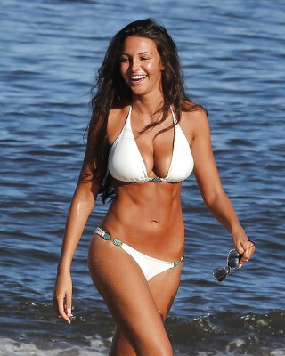 Michelle Keegan - On The Beach In St. Vincent