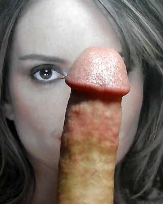 Tina Fey Gets Naked For Cum On Her Face And Tits! #35752829