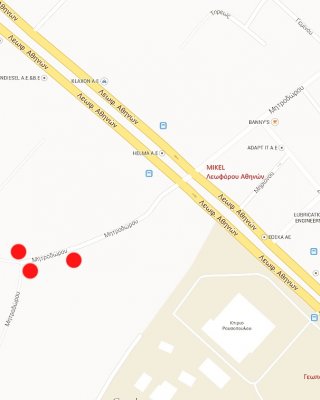 Geparkten Auto Blinken Punkte In Athen Zentrum Wichsen #27139973