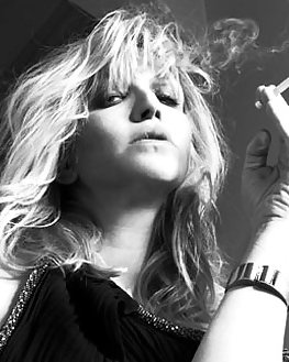 Courtney Love Smoking