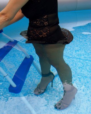 My Wife With Dildopanty Underwater