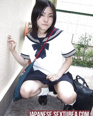 Japanese School Girl Asian Uniform College