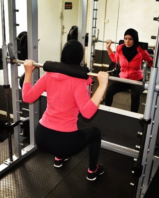 BACK TO THE GYM HIJABI SLUTS AGAIN