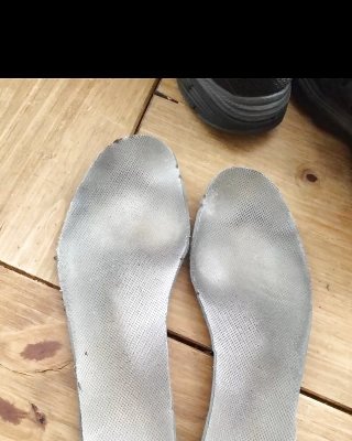 My trashed black nike sneakers #30498515