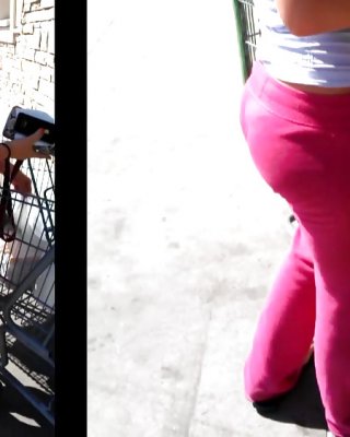 Candid- Epic Pink Sweats Juicy Ass And Tits