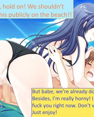 Hentai Captions: Beach Fun Time! Porn Pictures, XXX Photos, Sex Images  #1518577 - PICTOA