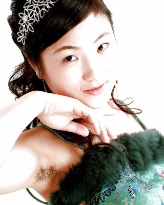 Asians Girls Showing Hairy Armpits