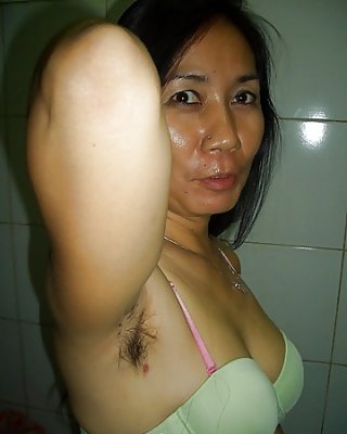 Asians Girls Showing Hairy Armpits