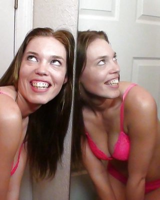 Lusty Teen In Lingerie Gives A Handjob And Takes A Cumshot On Her Smiley Face