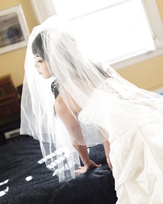 320px x 400px - Sexy Asian bride Marica Hase removing wedding dress for nude photo spread  Porn Pictures, XXX Photos, Sex Images #2594996 - PICTOA