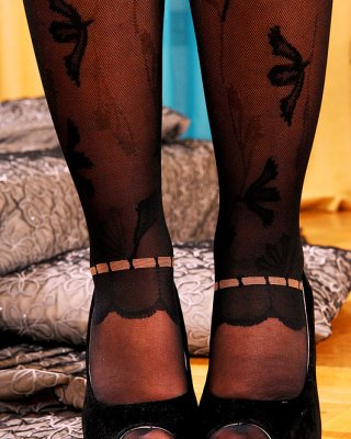 Leggy hose adorned babe baring nice ass while undressing for toying session
 #50536659