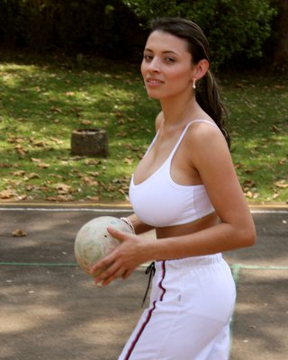 Aria Valentino Playing Soccer