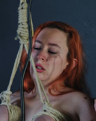 Breast Hanging Torture And Sado Maso Boobie Bondage Of Amateur Redhead Slavegirl