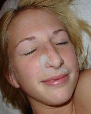 Real Amateur Girlfriends Taking Messy Facials