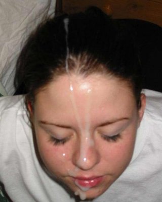 Real Amateur Girlfriends Taking Messy Facials