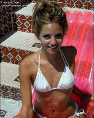 Jordan capri gets flirty poolside!
 #74920740