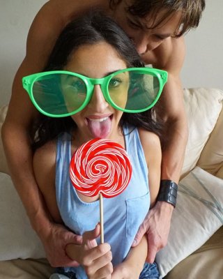 Cameron Canela devours his tasty cock like a lollipop #74116236
